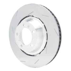 Porsche Panamera Brake Rotor (1) - Rear Left - R1 Concepts - Slotted Carbon Alloy GeoMET - `17-`21